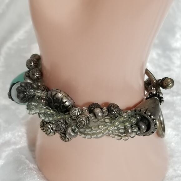 Premier Designs bracelet silver tone Cool waters8/9" 1.1972 - Picture 3 of 8